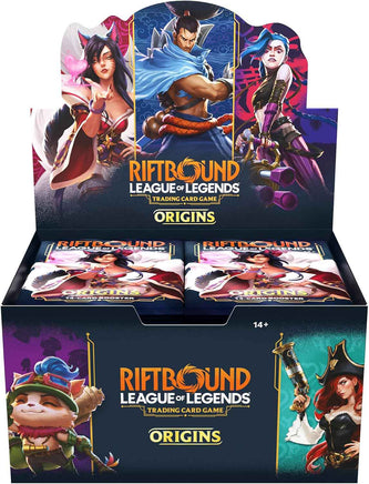 Riftbound League of Legends Trading Card Game - Origins Booster Box (24 Packs)