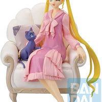 Sailor Moon Antique Style 5 Inch Statue Figure Ichiban - Usagi & Luna