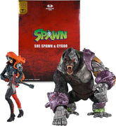 Spawn 7 Inch Action Figure Deluxe 2-Pack Exclusive - She Spawn & Cygor Gold Label