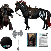 Spawn The Dark Ages 7 Inch Scale Action Figure 2-Pack - Bloodaxe with Horse