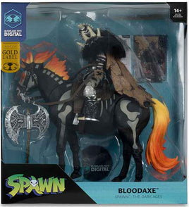 Spawn The Dark Ages 7 Inch Scale Action Figure 2-Pack Exclusive - Bloodaxe with Horse Gold Label