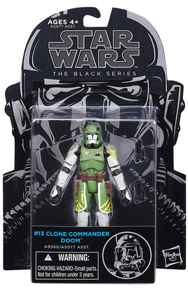Star Wars Black 3.75 Inch Action Figure (2015 Wave 1) - Clone Commander Doom #13 (Clone Wars)