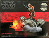 Star Wars Collectible Light Up Scene 6 Inch Statue Figure - Luke Skywalker Centerpiece