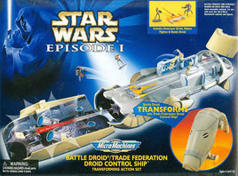 Star Wars Collectible 1 Inch Vehicle Figure Micro Machines - Trade Federation Droid Control Ship