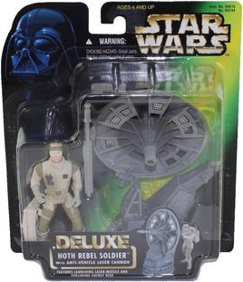 Star Wars Power of The Force 3.75 Inch Action Figure Deluxe - Hoth Rebel Soldier