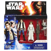 Star Wars Saga 3.75 Inch Action Figure 2-Pack Wave 1 - Han Solo & Princess Leia