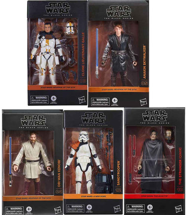 Star Wars The Black Series 6 Inch Action Figure (2025 Wave 4) - Set of 5