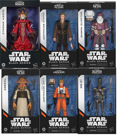 Star Wars The Black Series 6 Inch Action Figure (2027 Wave 1A) - Set of 6