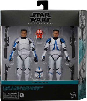 Star Wars The Black Series 6 Inch Action Figure Box Art Deluxe - Phase I Clone Trooper Lieutenant & 332nd Clone Trooper