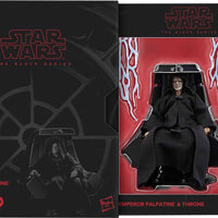 Star Wars The Black Series 6 Inch Action Figure Deluxe - Emperor Palpatine and Throne