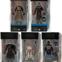 Star Wars The Black Series Disney+ Ahsoka 6 Inch Action Figure Box Art (2023 Wave 3B) - Set of 5