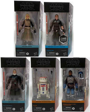 Star Wars The Black Series Disney+ Ahsoka 6 Inch Action Figure Box Art (2023 Wave 3B) - Set of 5