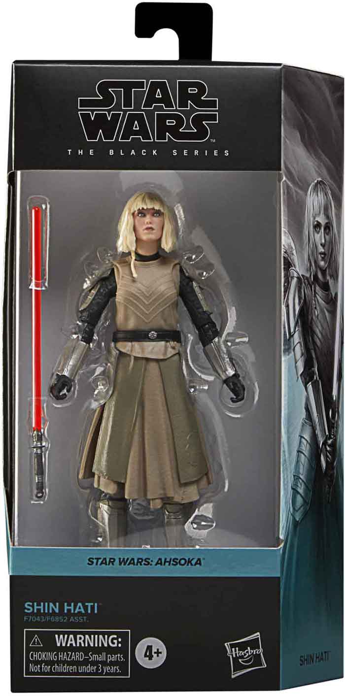 Star Wars The Black Series Disney+ Ahsoka 6 Inch Action Figure Box Art (2023 Wave 3B) - Shin Hati