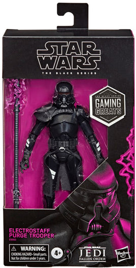 Star Wars The Black Series Gaming Greats 6 Inch Action Figure Box Art Excl - Electrostaff Purge Trooper
