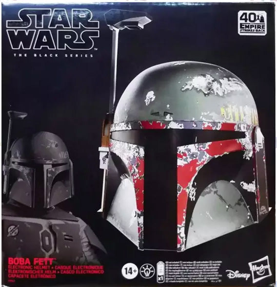 Star Wars The Black Series Life Size Prop Replica - Boba Fett Battle Damaged Electronic Helmet Reissue