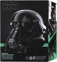 Star Wars The Black Series Life Size Prop Replica Rogue One - Imperial Death Trooper Premium Electronic Helmet