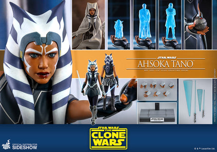 Star Wars The Clone Wars 11 Inch Action Figure 1/6 Scale - Ahsoka Tano Hot Toys 906960