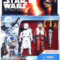 Star Wars The Force Awakens 3.75 Inch Action Figure 2-Pack Series - First Order Snowtrooper Officer & Snap Wexley