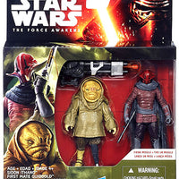 Star Wars The Force Awakens 3.75 Inch Action Figure 2-Pack Series - Sidon Ithano & First Mate Quiggold
