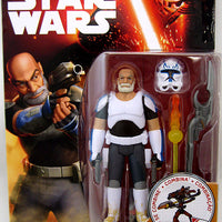 Star Wars The Force Awakens 3.75 Inch Action Figure Snow And Desert Wave 3 - Captain Rex (Shelf Wear)