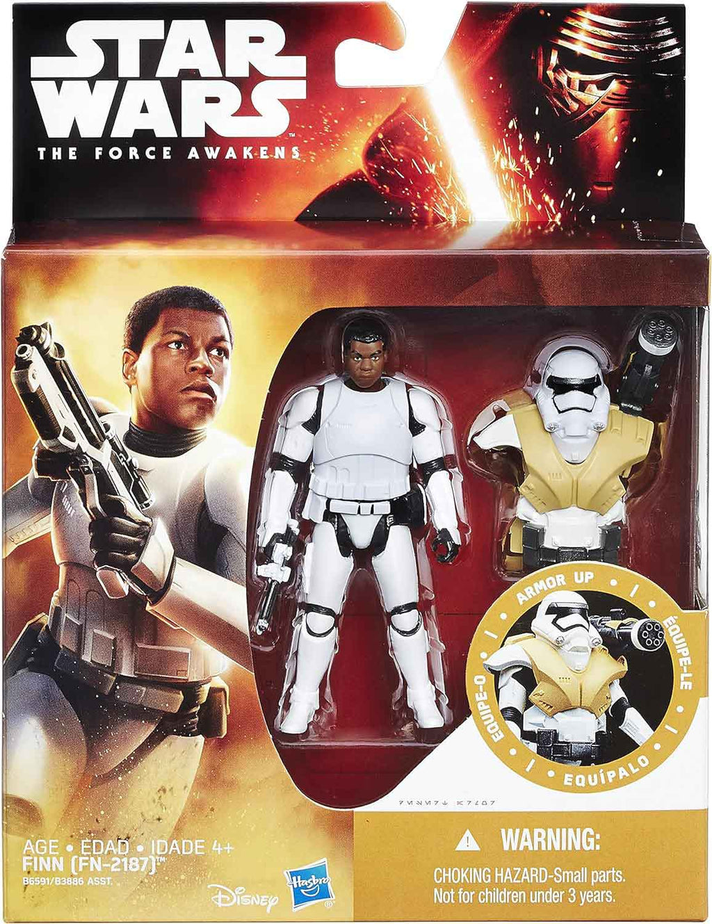 Star Wars The Force Awakens 3.75 Inch Scale Action Figure Deluxe - Finn (FN-2187)