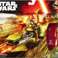 Star Wars The Force Awakens 3.75 Inch Scale Vehicle Figure - Ezra Bridger with Speeder