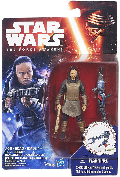 Star Wars The Force Awakens 3.75 Inch Action Figure Jungle and Space Wave 4 - Tasu Leech Kanjiklub Leader (Shelf Wear)