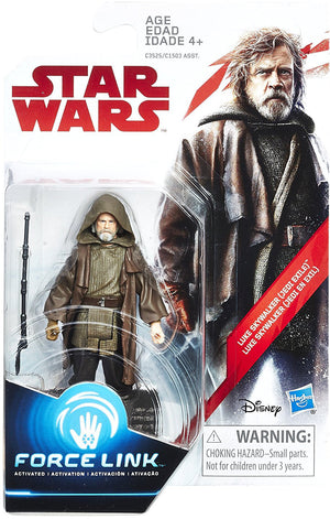 Star Wars The Last Jedi 3.75 Inch Action Figure (2017 Wave 2 Orange) - Luke Skywalker (Jedi Exile)