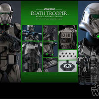 Star Wars The Mandalorian 12 Inch Action Figure 1/6 Scale Exclusive - Death Trooper Black Chrome Hot Toys 909531