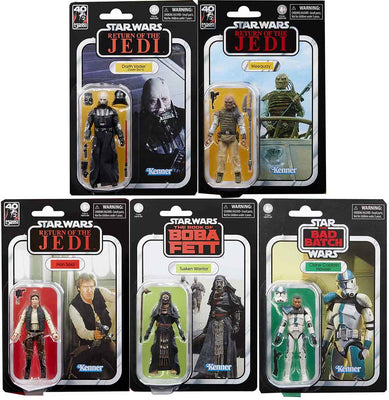 Star Wars The Vintage Collection 3.75 Inch Action Figure (2023 Wave 1B) - Set of 5 (Tusken-Vader-Solo-Weequay-Howzer)