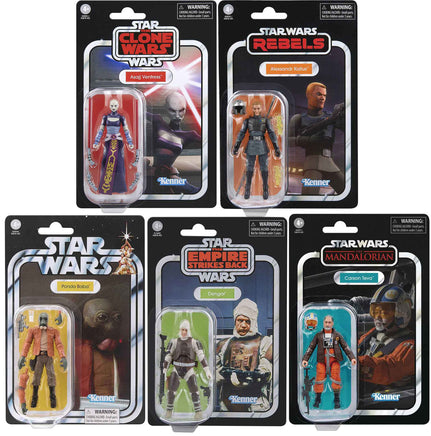 Star Wars The Vintage Collection 3.75 Inch Action Figure (2025 Wave 2B) - Set of 5 (VC363 - VC365 + VC01A + VC70)