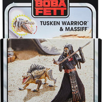 Star Wars The Vintage Collection 3.75 Inch Action Figure Deluxe Exclusive - Tusken Warrior & Massiff