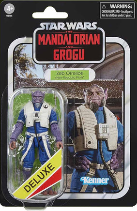Star Wars The Vintage Collection 3.75 Inch Action Figure Deluxe - Zeb Orrelios (New Republic Pilot) VC400