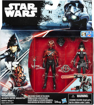 Star Wars Universe 3.75 Inch Scale Action Figure 2-Pack - Seventh Sister Inquisitor & Darth Maul