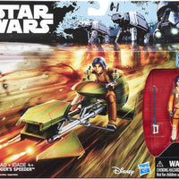 Star Wars Universe 3.75 Inch Scale Vehicle Figure - Ezra Bridger with Speeder