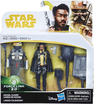 Star Wars Universe Force Link 3.75 Inch Scale Action Figure 2-Pack - Kessel Guard & Lando Calrissian