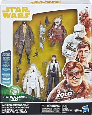 Star Wars Universe Force Link 3.75 Inch Scale Action Figure 4-Pack - Mission on Vandor-1