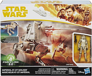 Star Wars Universe Force Link 3.75 Inch Scale Vehicle Figure - Imperial AT-DT Walker