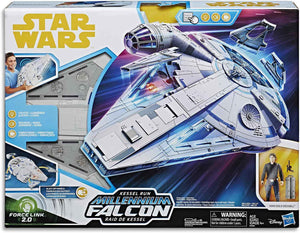 Star Wars Universe Force Link 3.75 Inch Scale Vehicle Figure - Kessel Run Millennium Falcon