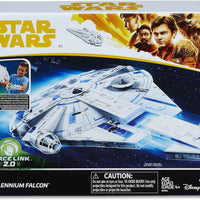 Star Wars Universe Force Link 3.75 Inch Scale Vehicle Figure - Millennium Falcon with Escape Craft