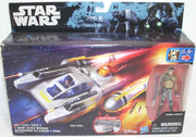 Star Wars Universe 3.75 Inch Scale Vehicle Figure - Y-Wing Scout Bomber with Kanan Jarrus