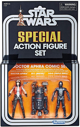 Star Wars 3.75 Inch Action Figure Vintage Series - Doctor Aphra Comic Set Exclusive