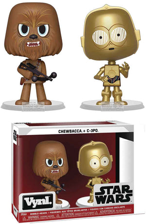 Star Wars 3.75 Inch Action Figure Vinyl - Chewbacca & C-3PO