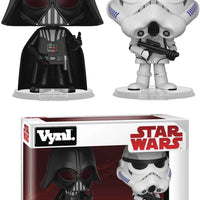 Star Wars 3.75 Inch Action Figure Vinyl - Darth Vader & Stormtrooper