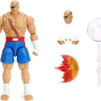 Street Fighter 2 The Final Challengers 8 Inch Action Figure Deluxe - Sagat