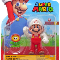 Super Mario World Of Nintendo 4 Inch Action Figure Wave 32 - Fire Mario