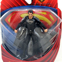 Superman Man Of Steel 6 Inch Action Figure Movie Masters - Black Costume Superman (Non Mint Packaging)