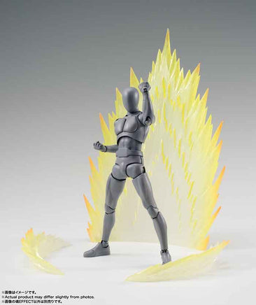 Tamashii Effect 6 Inch Scale Action Figure S.H. Figuarts - Effect Energy Aura Yellow Version