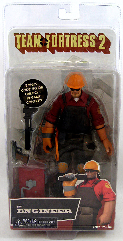 NECA Team Fortress 2 レッドエンジニア NECA Team Fortress 2 RED Series 3 The Engineer Action Figure