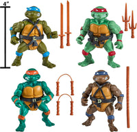 Teenage Mutant Ninja Turtles Classic 4 Inch Action Figure Box Set - Original Series 4-Pack